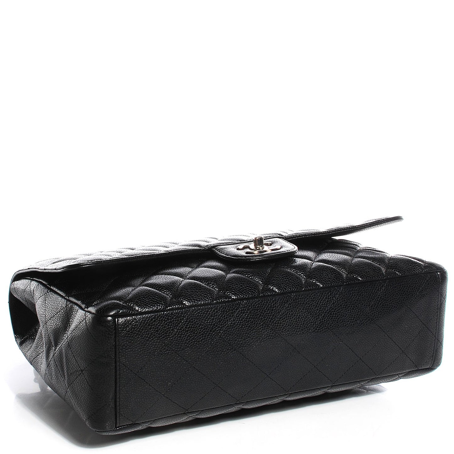 Caviar Maxi Single Flap Black