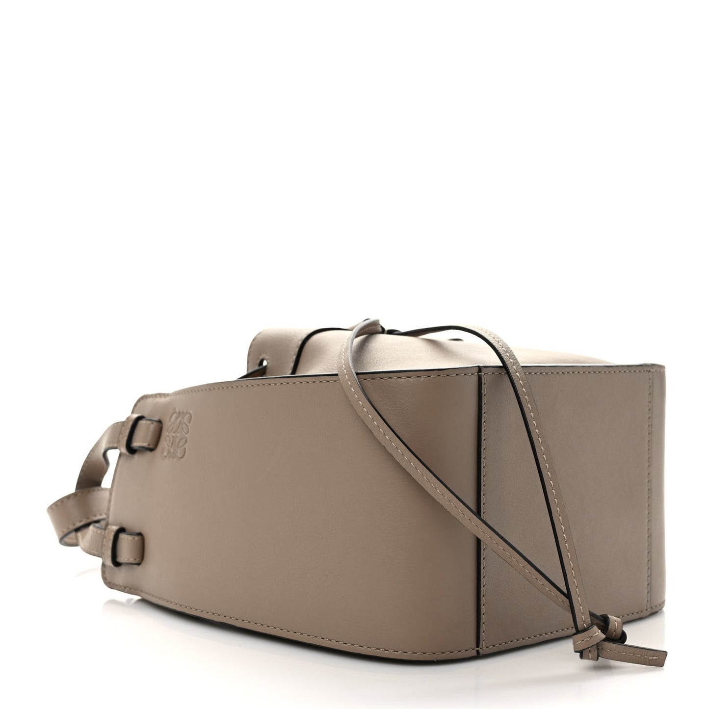Calfskin Mini Hammock Shoulder Bag Light Oat