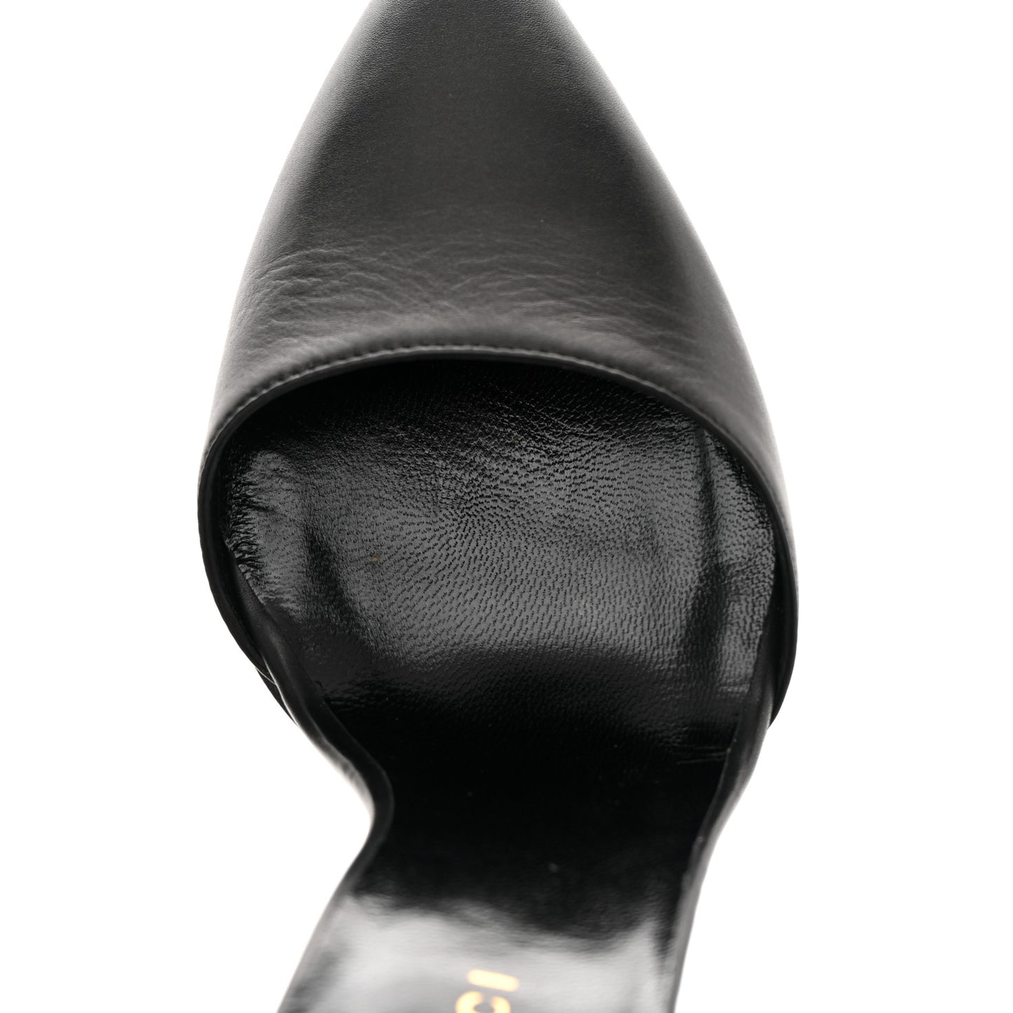 Calfskin Ursula Ankle Wrap Pumps 35 Black