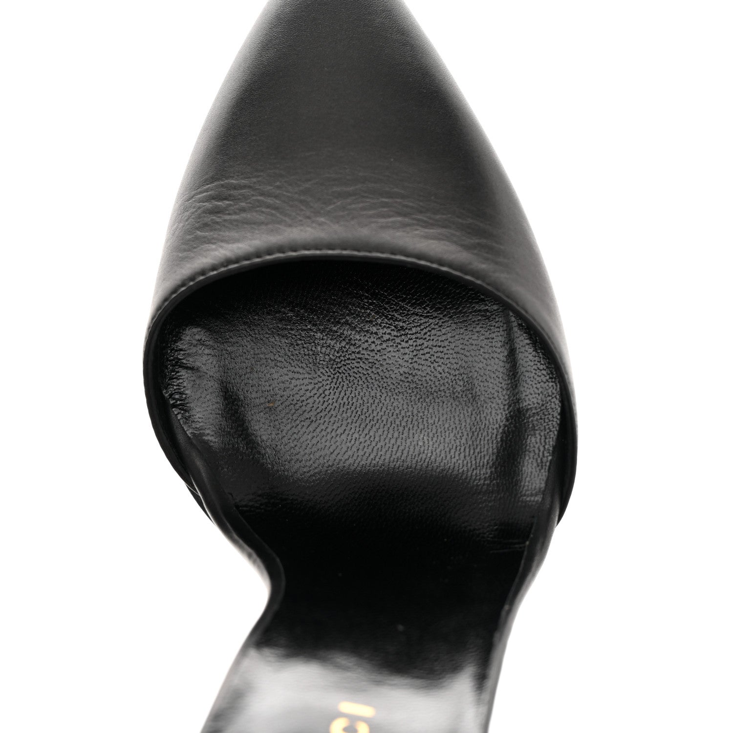Gucci Calfskin Ursula Ankle Wrap Pumps 35 Black 8 of 9
