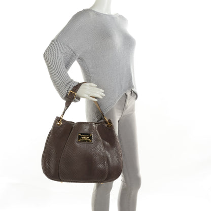 Louis Vuitton Python Galliera PM Gris 2 of 7