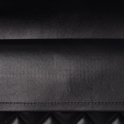Chanel Lambskin Quilted Medium Double Flap Black 11 of 16