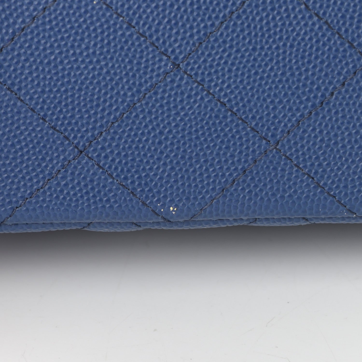Chanel Caviar Quilted Mini Rectangular Flap Blue 11 of 13