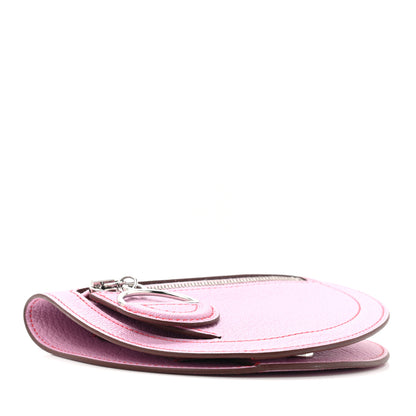 Hermes Chevre Mysore In-The-Loop Compact Wallet Mauve Sylvestre Rouge De Coeur 4 of 8