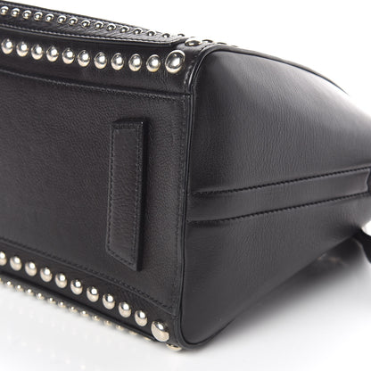 Givenchy Calfskin Small Studded Bi-Color Antigona Black White 10 of 13