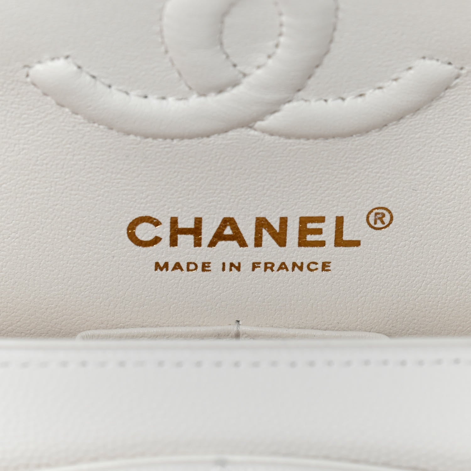 Chanel Caviar Quilted Small Double Flap White 6 of 9