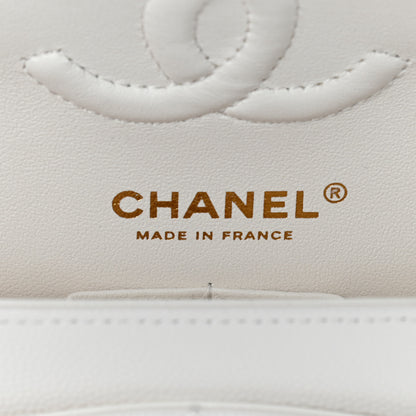 Chanel Caviar Quilted Small Double Flap White 6 of 9