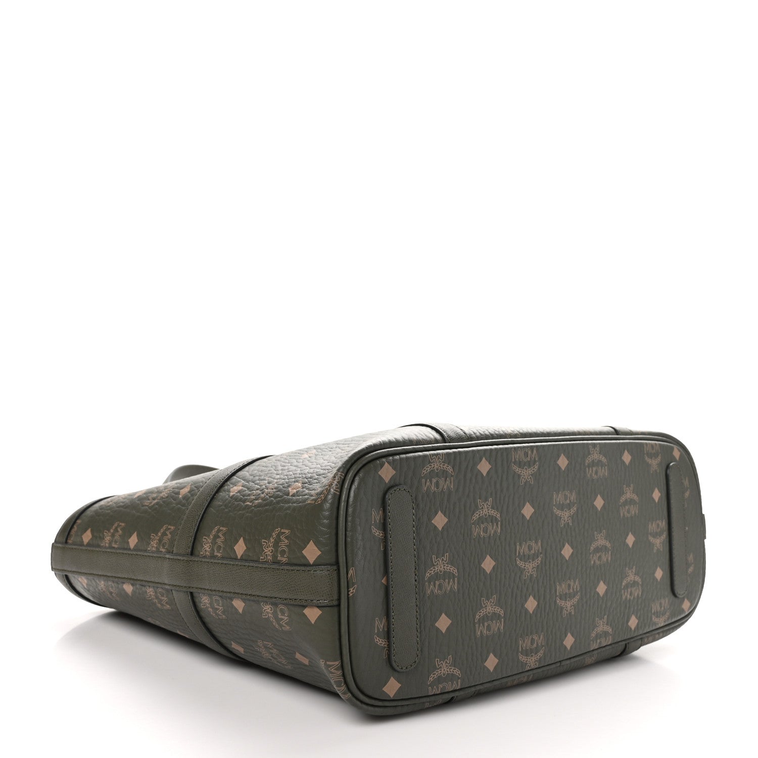 MCM Visetos Medium Delmy Shopper Tote Sea Turtle 5 of 10