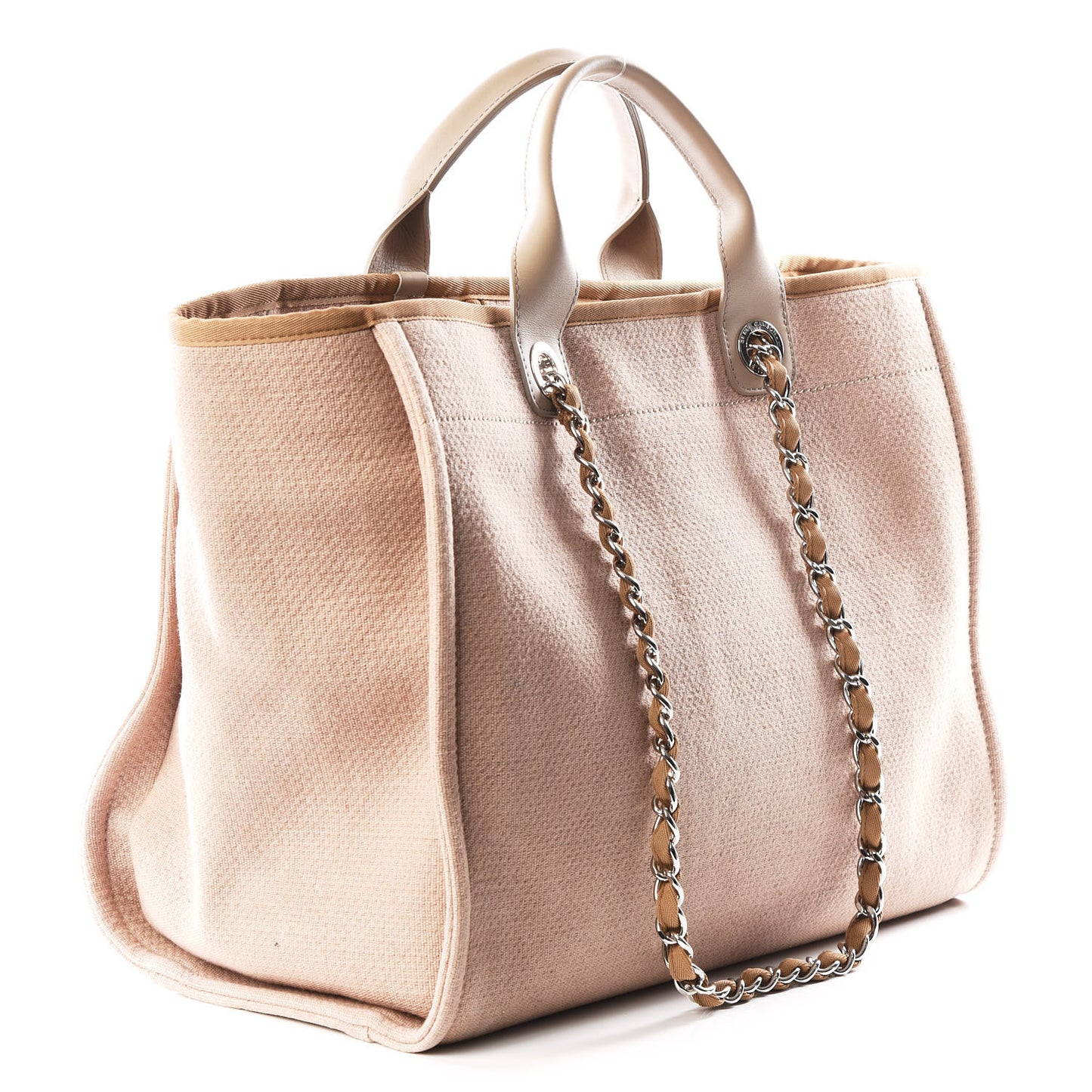 Canvas Medium Deauville Tote Ecru
