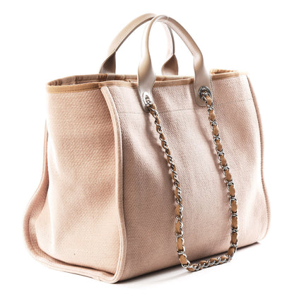 Chanel Canvas Medium Deauville Tote Ecru 2 of 14