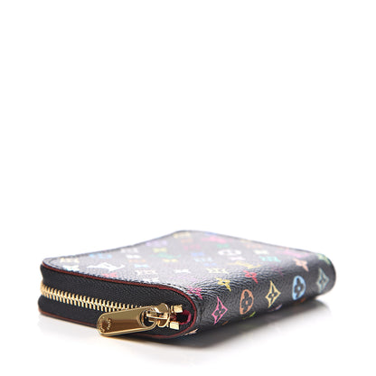 Louis Vuitton Monogram Multicolor Zippy Coin Purse Black Grenade 3 of 6