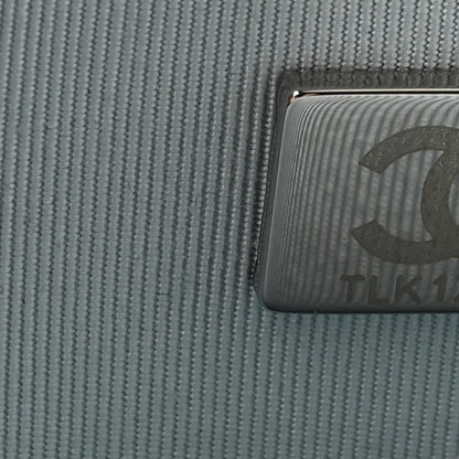 Chanel Caviar Quilted Wallet on Chain WOC Light Blue 7 of 12