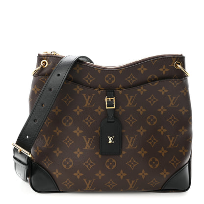 Louis Vuitton Monogram Odeon MM Black 1 of 9