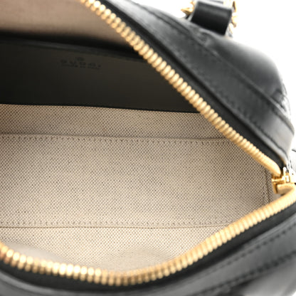 Gucci Calfskin GG Matelasse Mini Bowler Bag Black Natural 5 of 9