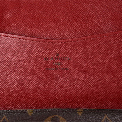 Louis Vuitton Monogram Josephine Wallet Red 6 of 7