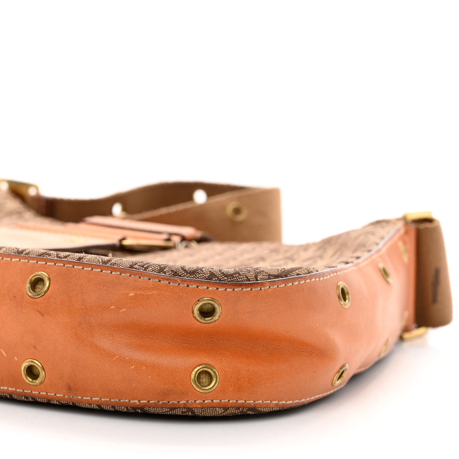 Christian Dior Calfskin Monogram Street Chic Large Columbus Ave Beige 10 of 17