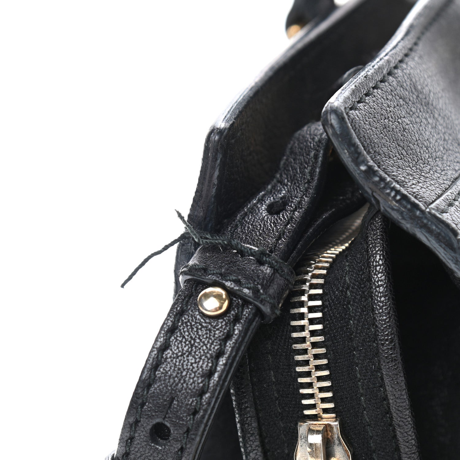 Saint Laurent Sheepskin Small Cabas ChYc Black 9 of 10