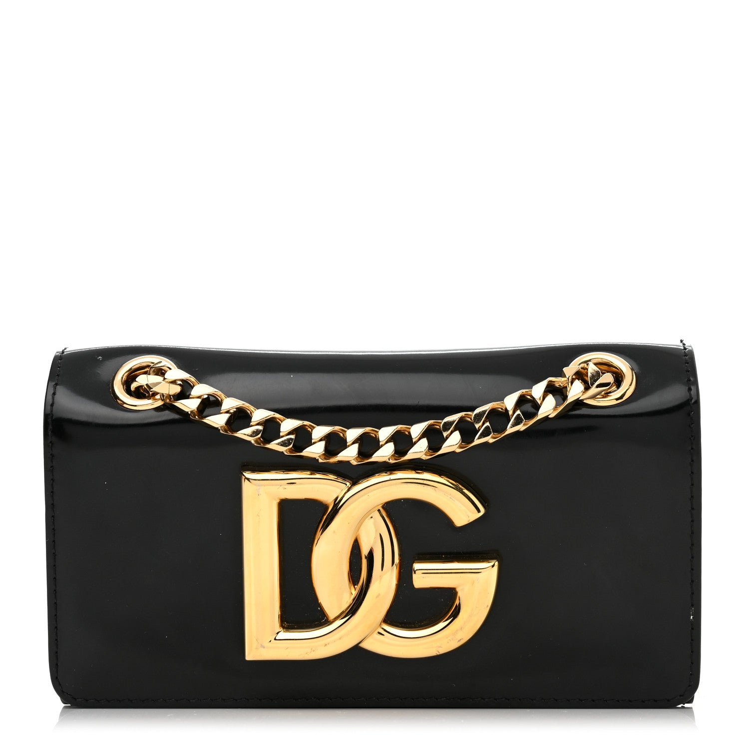 Dolce & Gabbana Calfskin 3.5 Mini Chain Bag Black 1 of 12