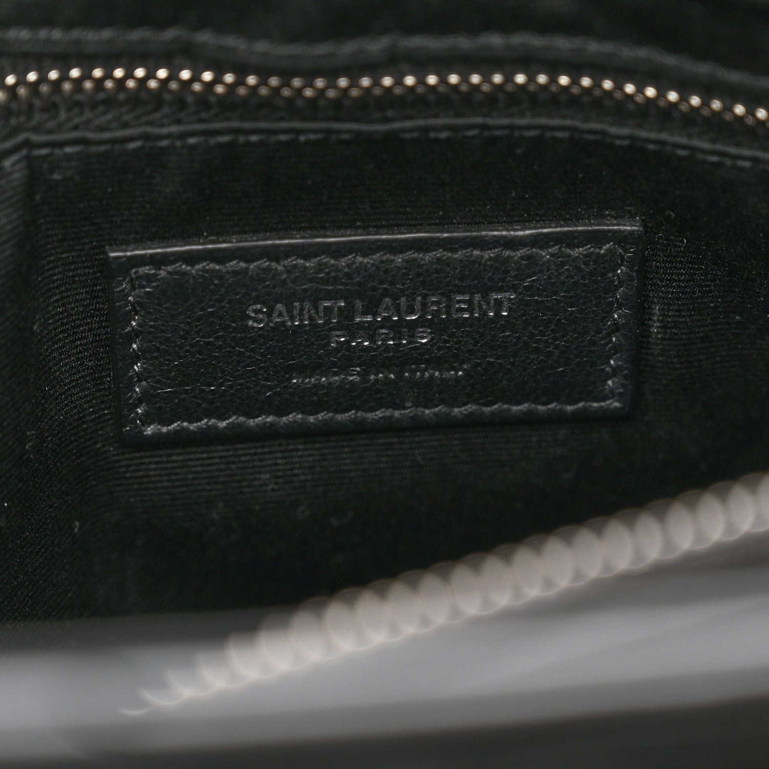 Saint Laurent Calfskin Y Quilted Monogram Medium Loulou Chain Satchel Black 9 of 11