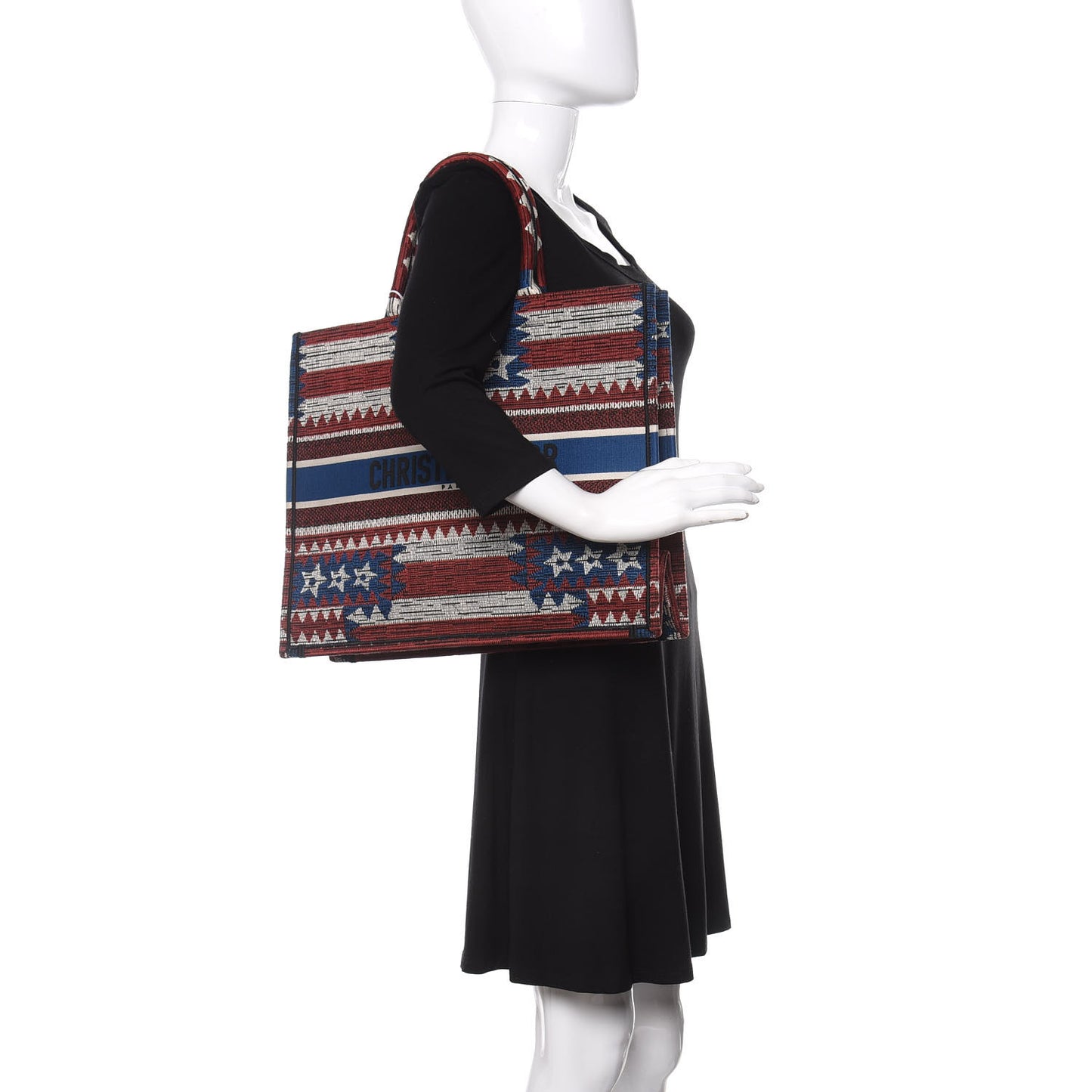 Canvas Embroidered Exclusive US Book Tote Multicolor