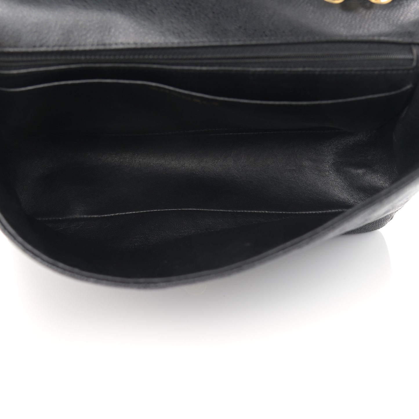 Caviar Quilted Jumbo Single Flap Black