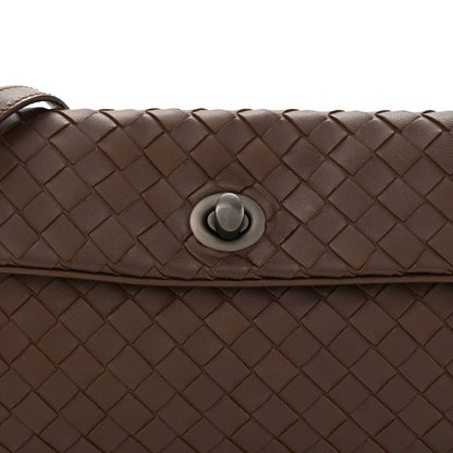 Bottega Veneta Nappa Intrecciato Mini Turn-Lock Crossbody Ebano 8 of 12