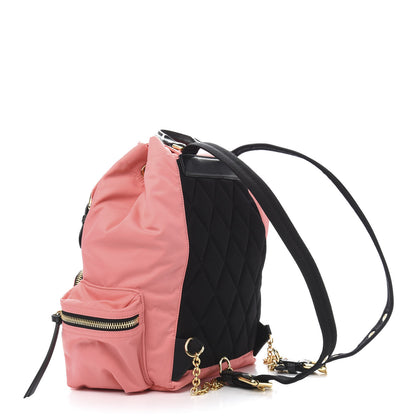 Burberry Nylon Medium Rucksack Backpack Bright Coral Pink 2 of 8