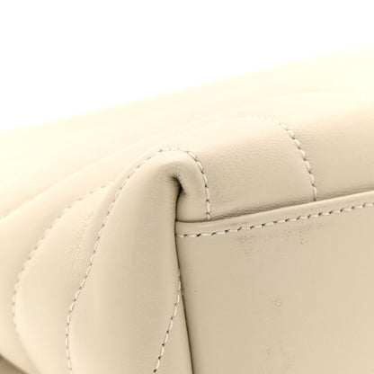 Saint Laurent Calfskin Y Quilted Monogram Medium Loulou Chain Satchel Crema Soft 13 of 13