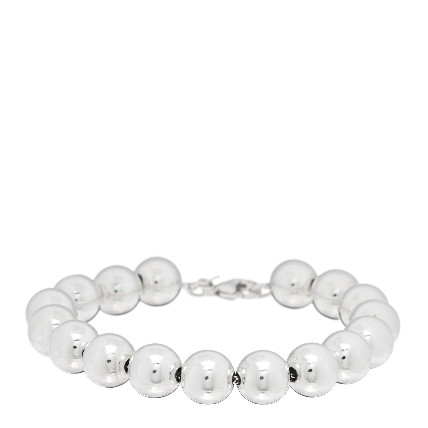 Sterling Silver 10mm Hardwear Ball Bracelet