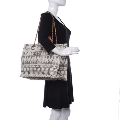 Chanel Canvas Large Iliad Shopping Tote Beige 2 of 11