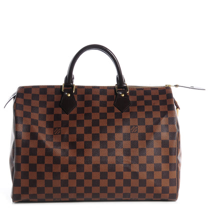 Louis Vuitton Damier Ebene Speedy 35 1 of 8