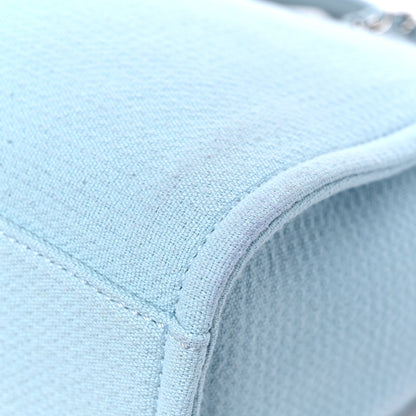 Chanel Mixed Fibers Small Deauville Tote Light Blue 12 of 15