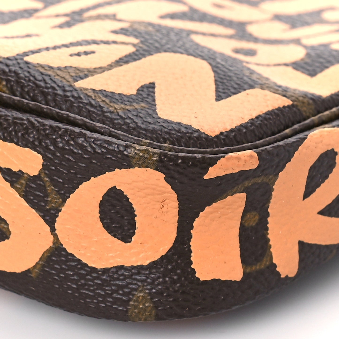 Monogram Graffiti Pochette Accessories Peach