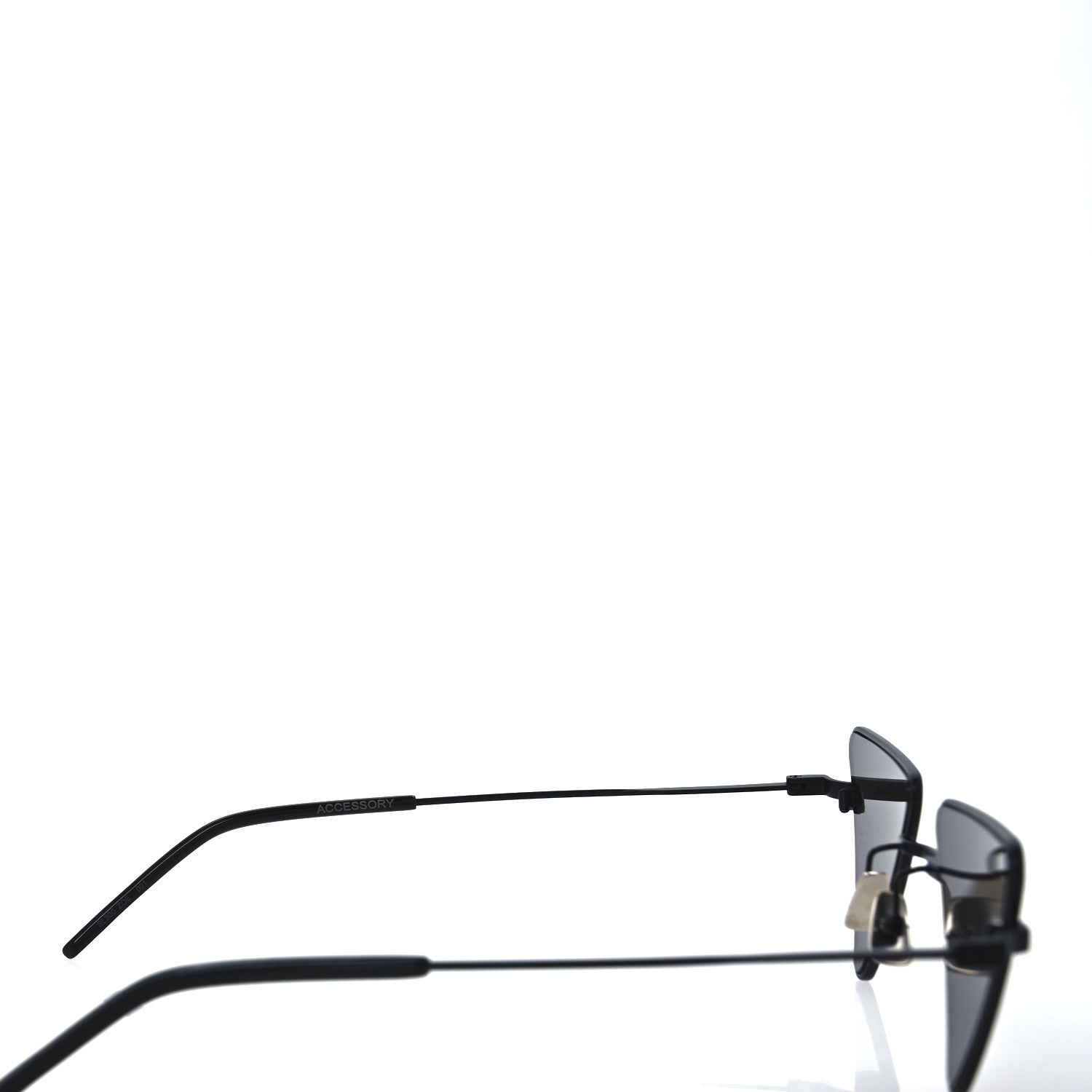 Saint Laurent Metal Triangle Zoe Sunglasses SL300 Black 5 of 7