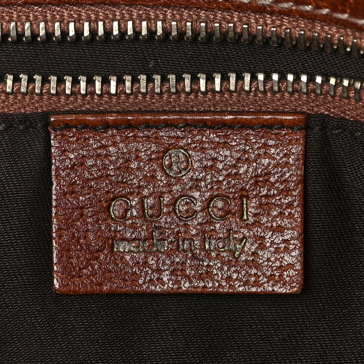 Gucci Monogram Bamboo Handle Bag Brown 5 of 14