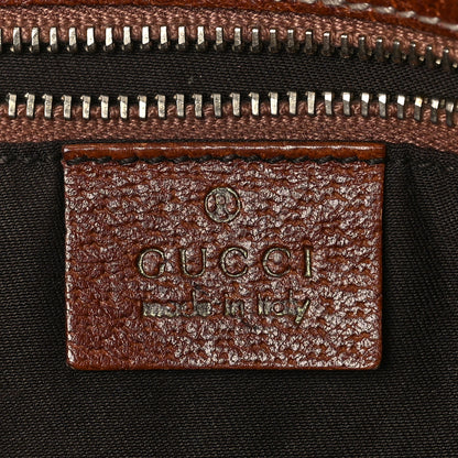 Gucci Monogram Bamboo Handle Bag Brown 5 of 14