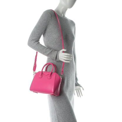 Givenchy Shiny Lord Calfskin Mini Antigona Shocking Pink 2 of 7