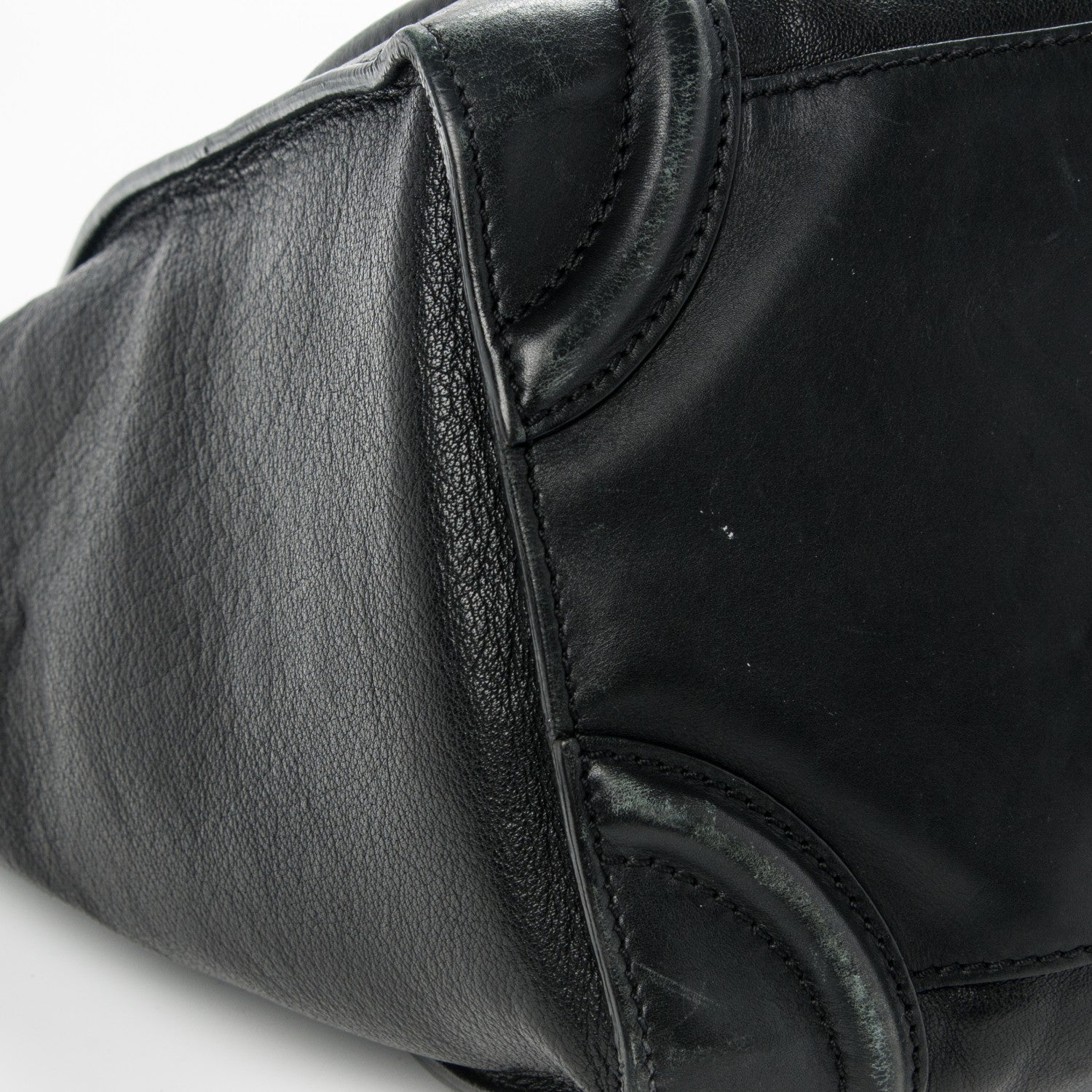 Celine Smooth Calfskin Mini Luggage Black 10 of 11