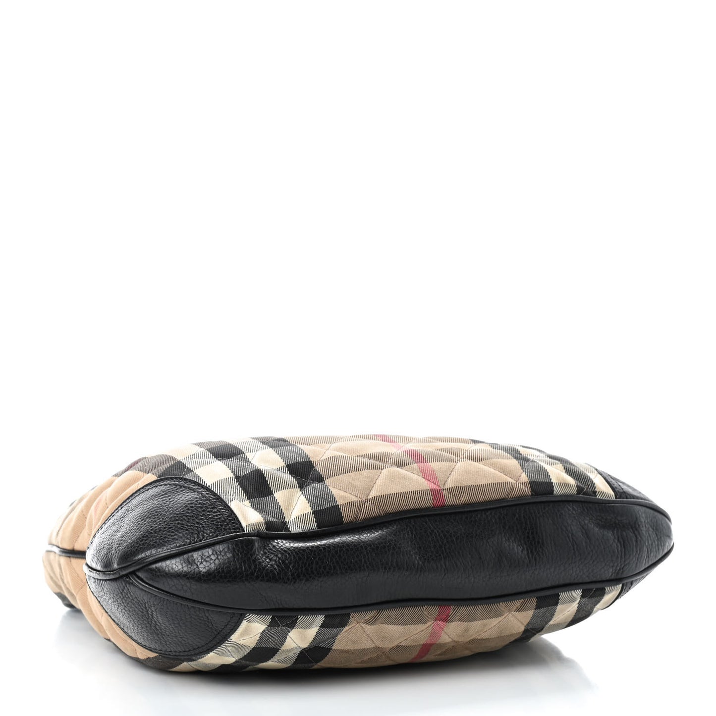 House Check Quilted Brook Hobo Black