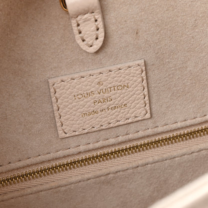 Louis Vuitton Empreinte Monogram Spring In The City Onthego MM Beige Pink Yellow 6 of 9
