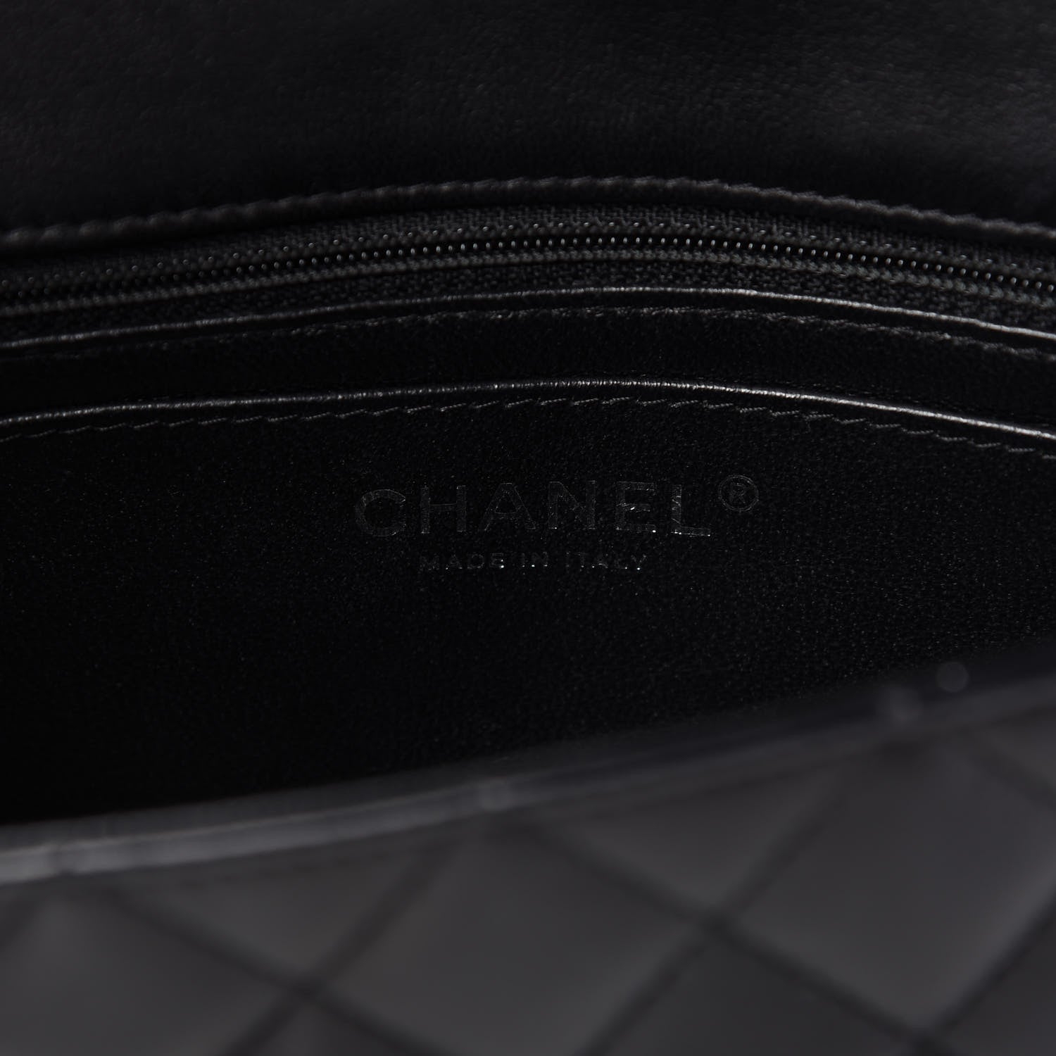 Chanel Lambskin Quilted Mini Rectangular Flap Black 8 of 10