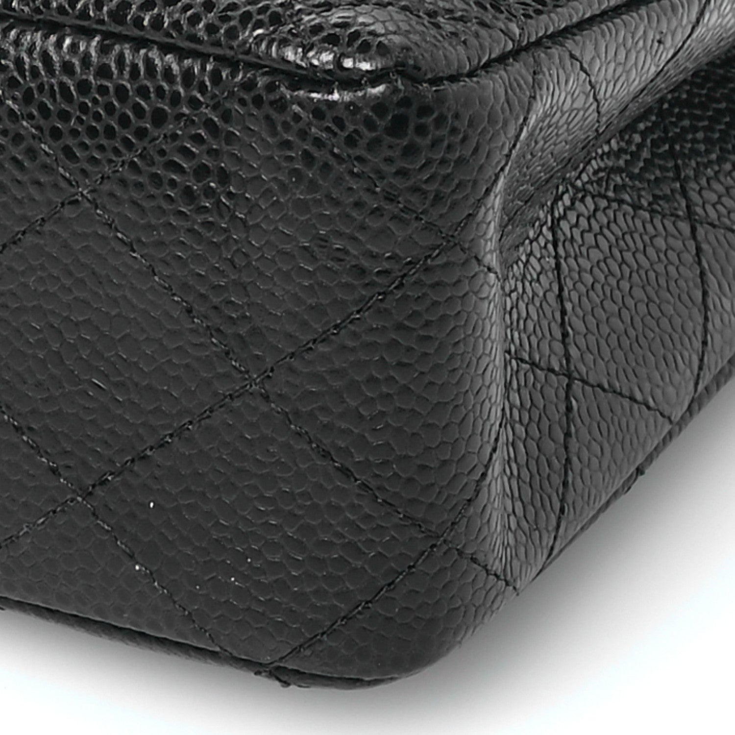 Chanel Caviar Quilted Medium Double Flap Black 10 of 11