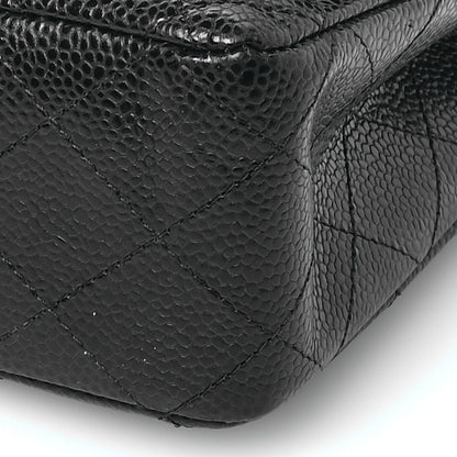 Chanel Caviar Quilted Medium Double Flap Black 10 of 11