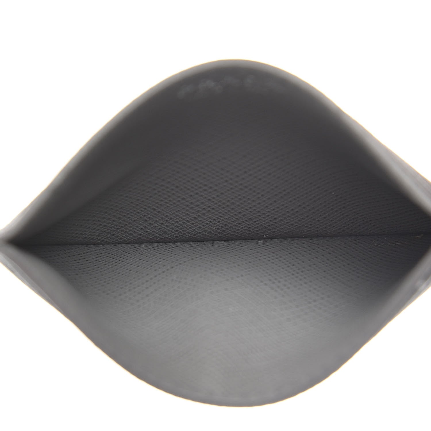 Prada Saffiano Shine Monochrome Card Holder Marmo 5 of 8