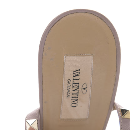 Valentino Garavani Calfskin Nappa Rockstud Ankle Strap 65mm Pumps 41.5 Alpaca Poudre 13 of 16