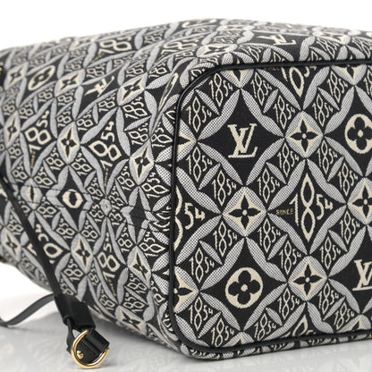 Louis Vuitton Jacquard Since 1854 Neverfull MM Grey 8 of 9