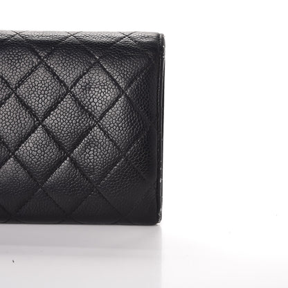 Chanel Caviar Quilted Large Flap Wallet Black 13 of 14