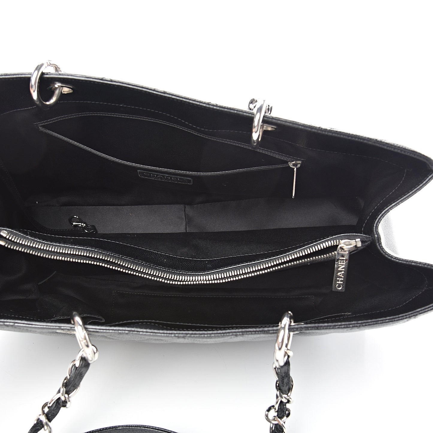Caviar Quilted XL Grand Shopping Tote GST Black