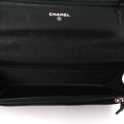 Chanel Caviar Quilted My Everything Wallet On Chain WOC Black 5 of 11