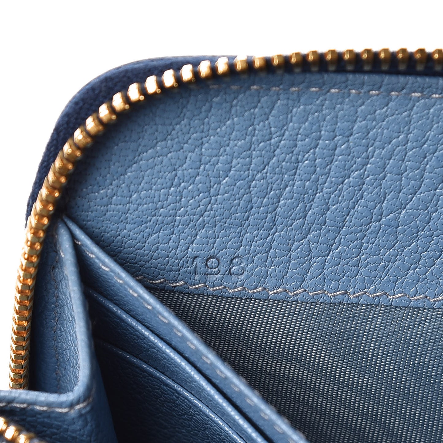 Goatskin Madras Zip Around Wallet Aviazione
